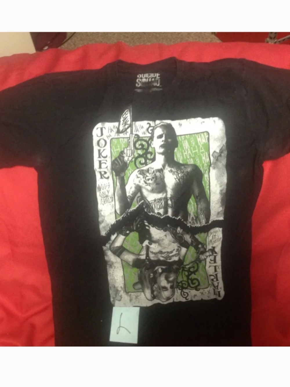 Suicide Squad tshirt,Joker/Harley Quinn